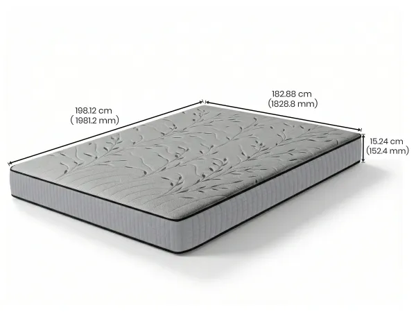 Rio King bed with Latex Mattress and Top Load Washing Machine